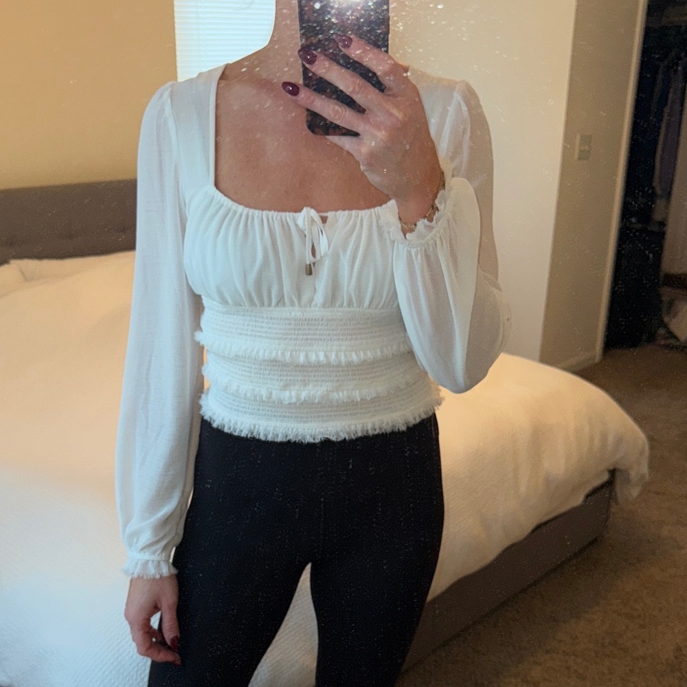 Free People Ruffle Top - Picture 1 of 5